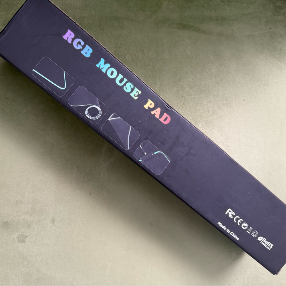 ❌❌ SOLD ❌❌Source Unknown RGB Mouse Pad